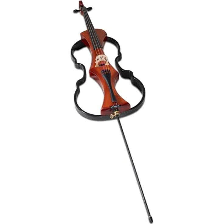 Gewa Novita 3.0 Electric Cello RB, E-Cello mit Sichtlackierung, Korpus aus Linde, Bodenplatte und Hals aus Ahorn, rotbraun – Bild 7