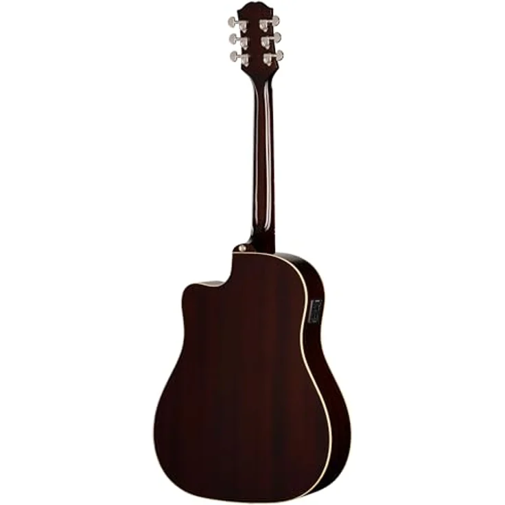 Epiphone J-45 Studio EC VS, Cutaway Westerngitarre mit massiver Fichtendecke und Fishman Tonabnehmer, Vintage Sunburst – Bild 8