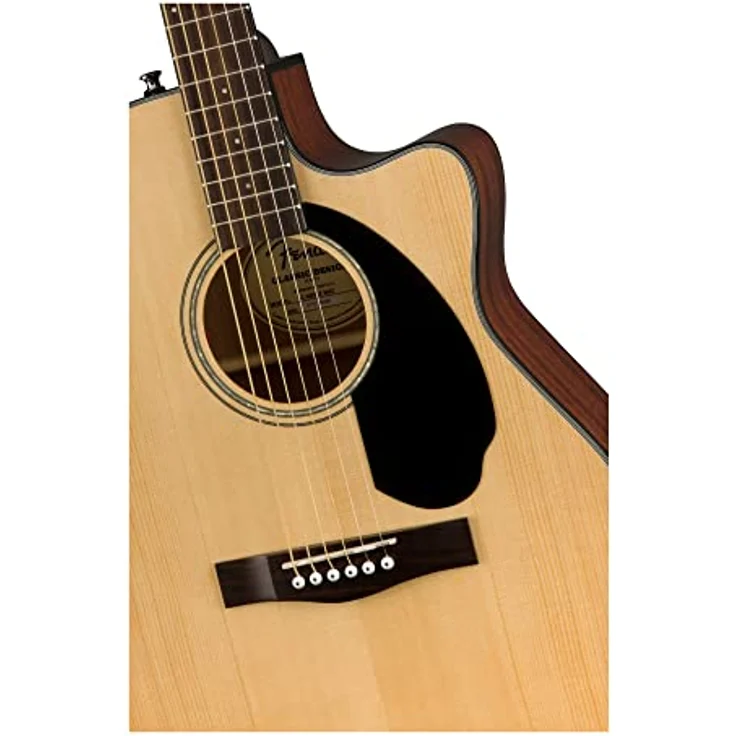 Fender CC-60SCE Nat WN, Westerngitarre mit massiver Fichtendecke, Mahagoni Boden, Cutaway, Fishman CD Elektronik, Naturfinish – Bild 3
