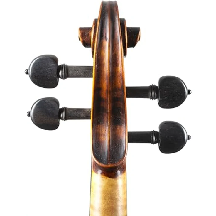 Stentor SR1875 Violine Elysia 4/4, handgefertigt mit massiver Fichtendecke und Ahornkorpus, Ebenholzbestandteilen, inklusive Pirastro Besaitung – Bild 6