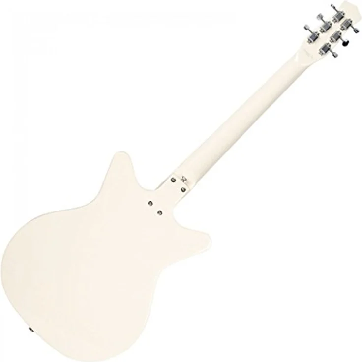 Danelectro 59X Cream, E-Gitarre mit Double Cutaway, P90 und Dual Lipstick Humbucker, cremefarben – Bild 4