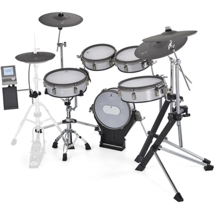 Efnote 3 Style-B E-Drum Set, E-Drum Set mit 111 Multilayer Sounds, LCD Touch Screen und USB Audio Interface