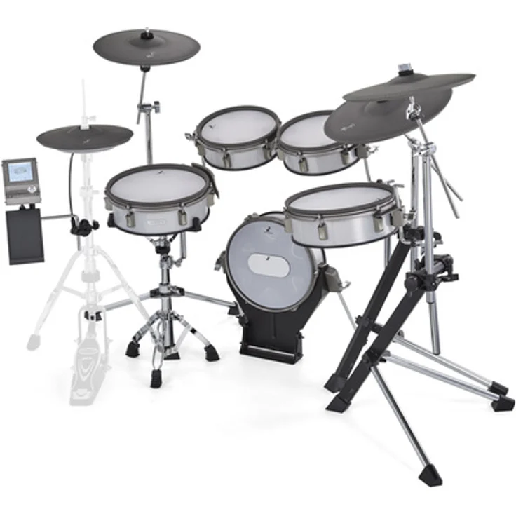 Efnote 3 Style-B E-Drum Set, E-Drum Set mit 111 Multilayer Sounds, LCD Touch Screen und USB Audio Interface