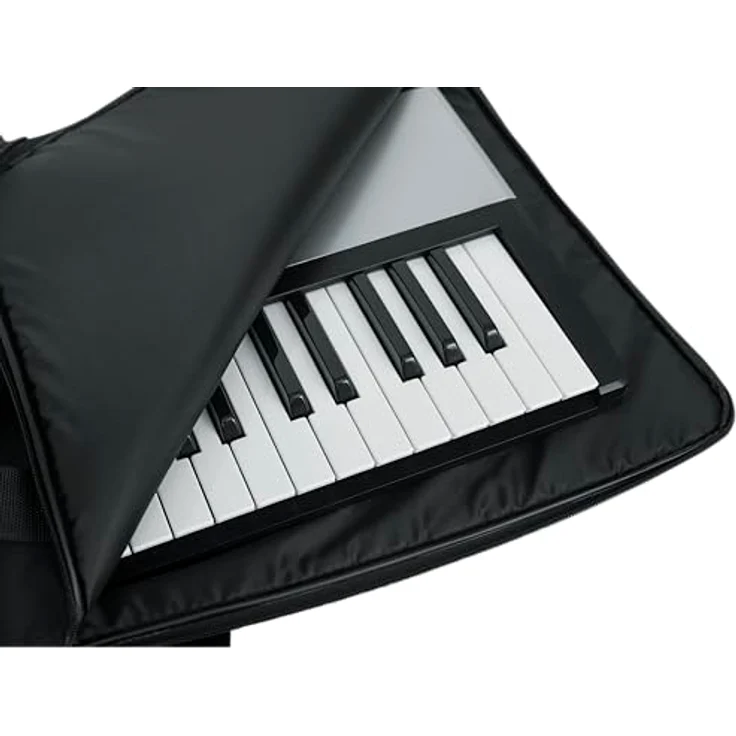 Gator GKBE-61, Economy Gig Bag für 61-Tasten Keyboards, 10 mm Polsterung, Nylon Tragegriff, innen 1092 mm x 445 mm x 127 mm – Bild 8