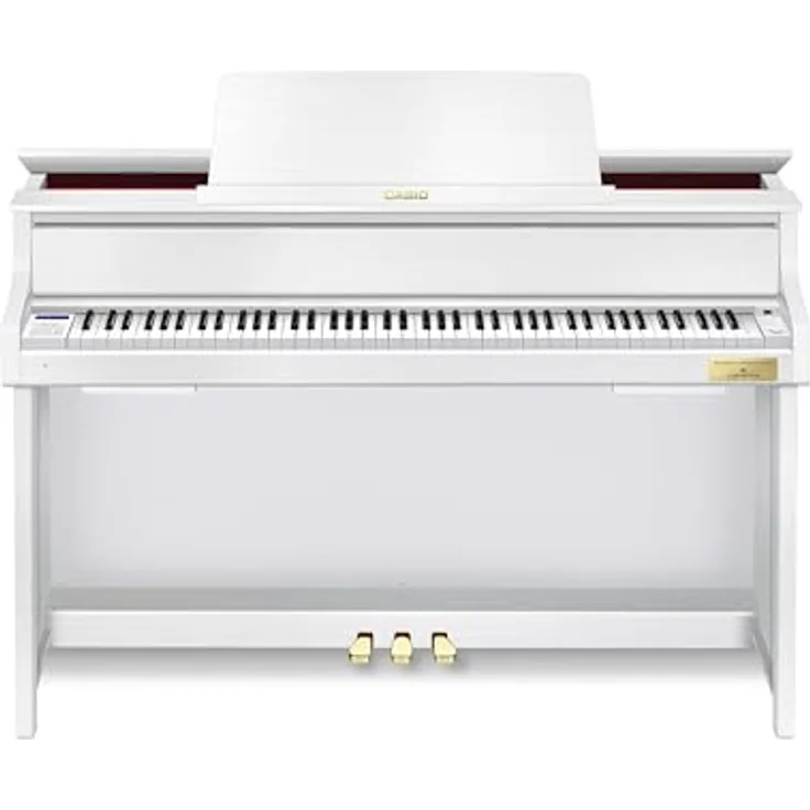 Casio GP-310 WE Celviano, Grand Hybrid Digitalpiano mit 88 Tasten, drei Flügelklängen, AiR Grand Sound Source, weiß matt