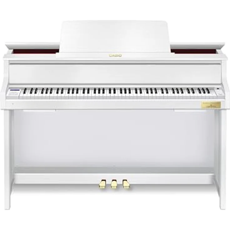 Casio GP-310 WE Celviano, Grand Hybrid Digitalpiano mit 88 Tasten, drei Flügelklängen, AiR Grand Sound Source, weiß matt – Bild 1