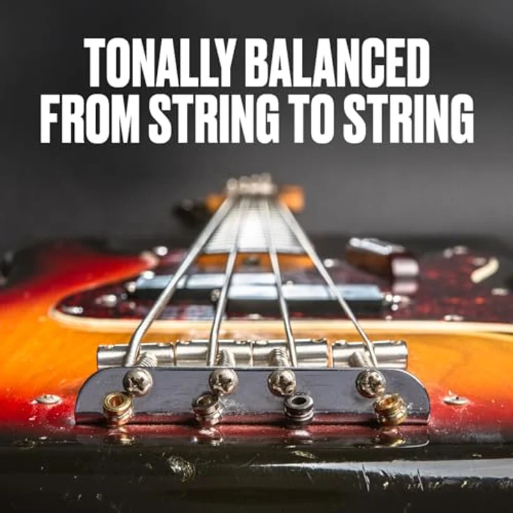 Dunlop Standard Series Nickel Wound E-Bass Saitensatz, Long Scale 4-Saiten Set 55-115, präzise gefertigt in den USA – Bild 5