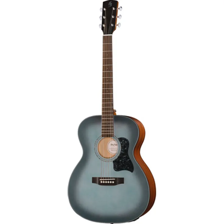 Harley Benton CLO-65SE, Westerngitarre mit massiver Fichtendecke, Mahagoni-Korpus, Pau Ferro-Griffbrett, Slate Blue Satin Finish