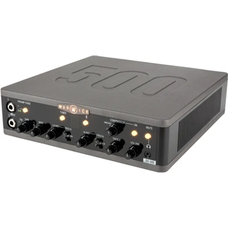 Warwick Stage Series DS 500, Zweikanal-Bassverstärker mit Bluetooth, USB, 500 W und 4-Band EQ