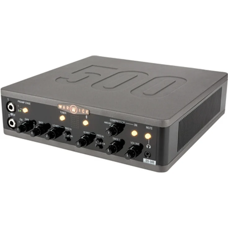 Warwick Stage Series DS 500, Zweikanal-Bassverstärker mit Bluetooth, USB, 500 W und 4-Band EQ