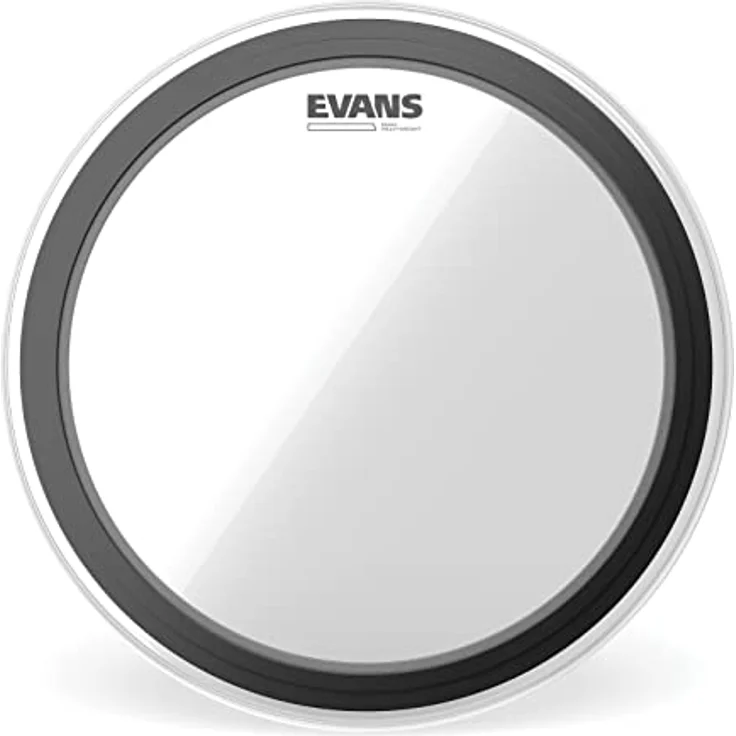 Evans BD22EMADHW, Clear 22" EMAD Heavyweight Bass Drum Fell, zweilagig mit verstellbaren Dämpfringen für optimierten Klang – Bild 1