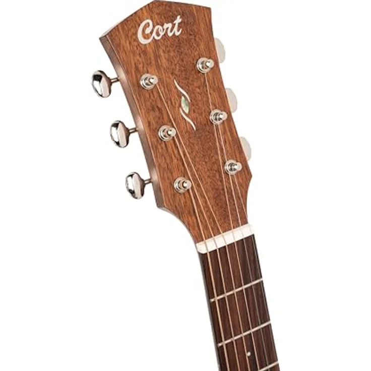 Cort Essence OC 4 Natural, Westerngitarre mit massiver torrifizierter Sitka-Fichtendecke, Mahagoni Korpus und Fishman Presys VT System, Natur – Bild 18