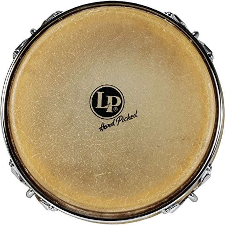 LP 201A-3 Generation III Bongo Set, Siam Oak Wood, 7 1/4 + 9 Zoll, Natural Light Wood Finish, Chrome Hardware – Bild 2
