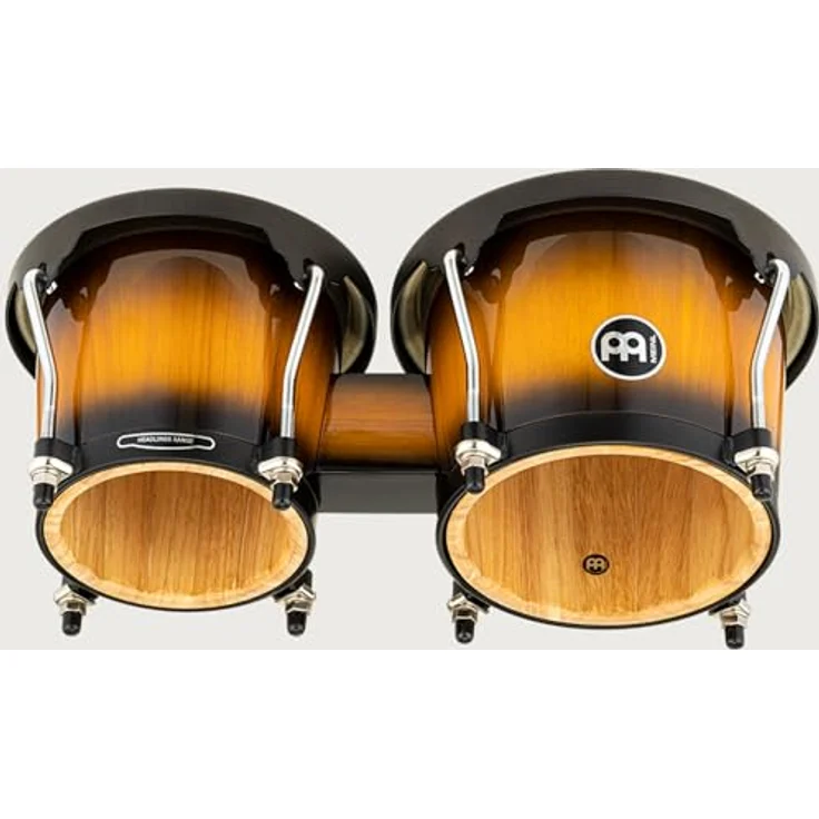 Meinl HB100VSB Bongo Set, 6 3/4" x 8" Holz Gummibaum, Vintage Sunburst (VSB) – Bild 10