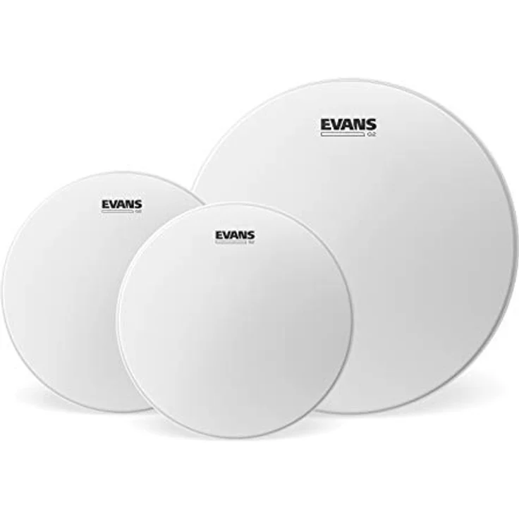 Evans ETP-G2CTD-R G2 (Coated) Tom Pack Rock, 10 Zoll, 12 Zoll und 16 Zoll Schlagzeugfelle mit 0,178 mm Fellstärke – Bild 1