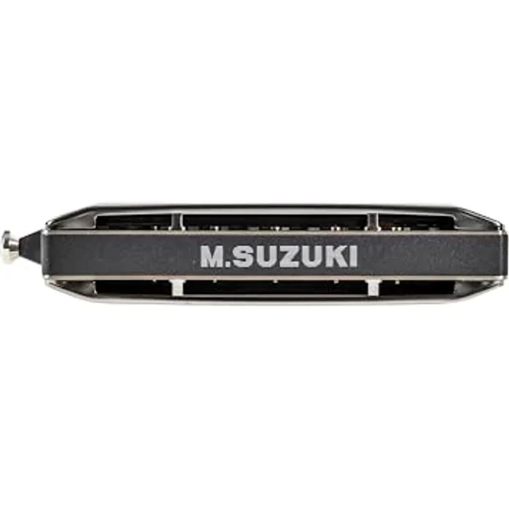Suzuki Sirius S-48S, chromatische Mundharmonika in C-Dur mit 48 Stimmzungen und verchromter Messingplatte, inkl. Etui und Reinigungstuch – Bild 4
