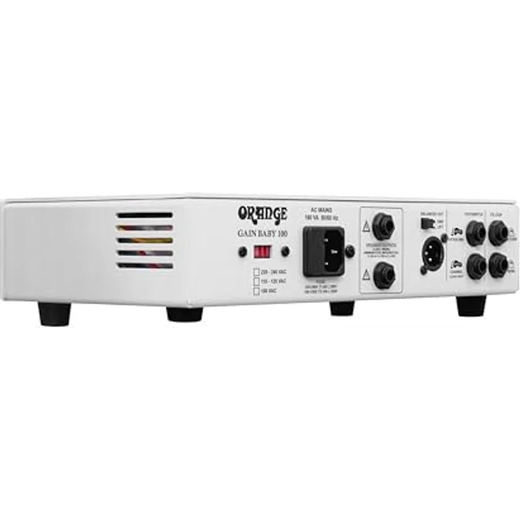 Orange Gain Baby 100, 100 Watt Gitarren Topteil mit Class A/B Endstufe, Fußschaltung für Clean- und Dirty-Kanal, inkl. Transporttasche – Bild 4