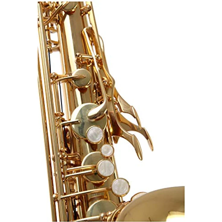 Classic Cantabile Winds TS-450 Bb Tenorsaxophon, Messing klarlackiert, mit Hoch-Fis-Klappen und ergonomischer Klappenmechanik – Bild 2