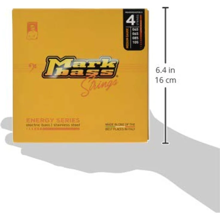 Markbass Energy 4 STS 045-105 RW, E-Bass Saitensatz Roundwound, Edelstahl, handgewickelt, Stärke 045-105, Long Scale – Bild 2
