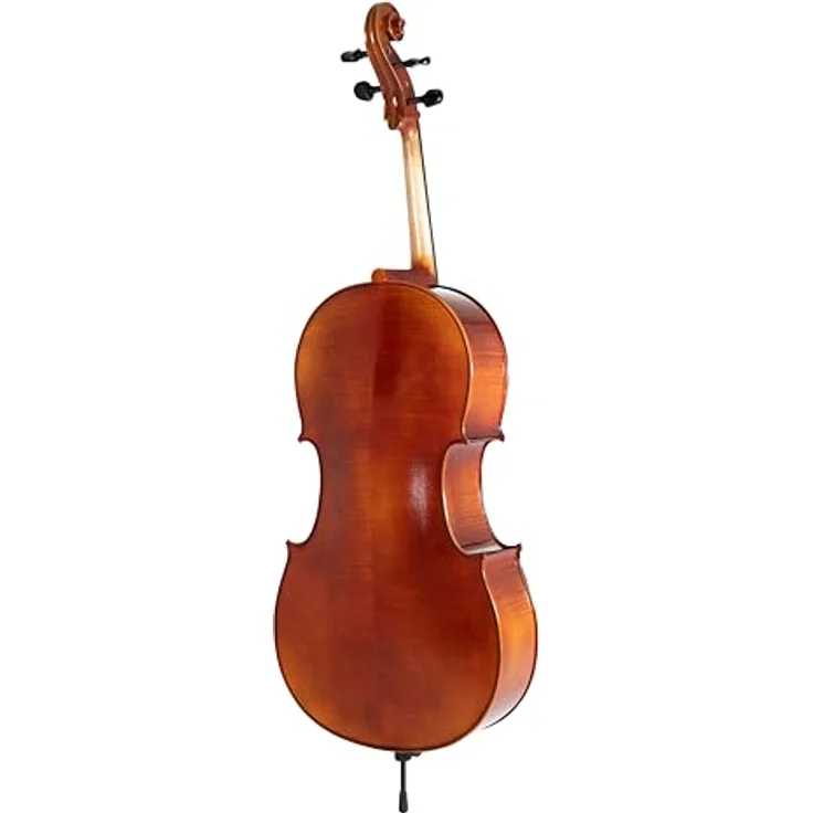 Gewa Ideale VC2 Cello Set 1/4 CB, vollmassives Cello aus europäischen Tonhölzern, rot-brauner Naturharzlack, inkl. Carbonbogen und Cellotasche mit Rucksackriemen – Bild 4