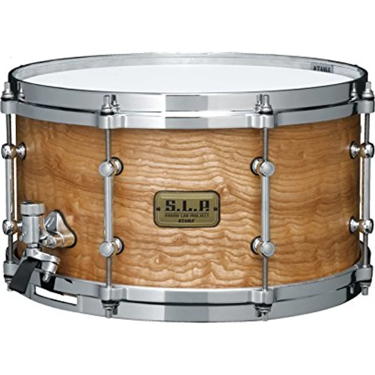 Tama LGM137-STA Sound Lab Snare, 13"x07" Snare Drum aus G-Maple mit Satin Tamo Ash, Chrom Kesselhardware und Evans Fellen – Bild 2