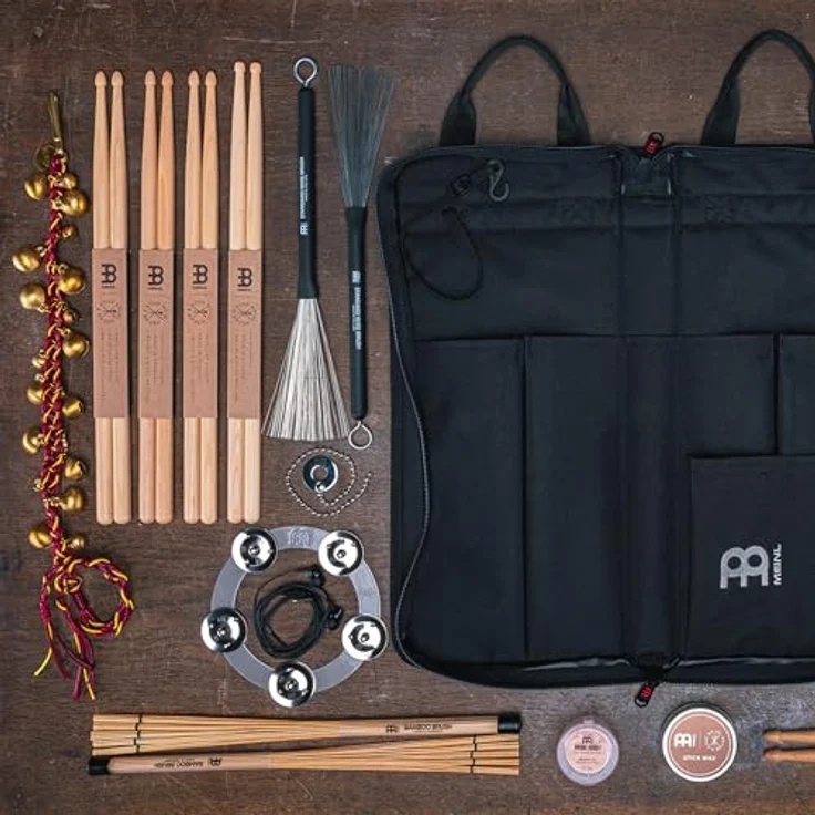 Meinl Big Apple Swing 7A, Drumsticks aus American Hickory mit leichtem Gewicht und eichelförmigem Holzkopf, 406 mm Länge, 13,7 mm Durchmesser – Bild 2