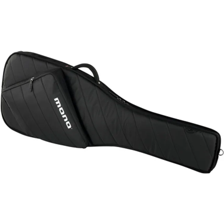 Mono Cases Bass Sleeve 2.0 BLK, Gigbag für E-Bass mit "Headlock" System, wasserabweisendem 600D Poly-Canvas und Außentasche, schwarz