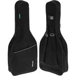 Gewa Classical 1/2 Gigbag Basic 5, Konzertgitarrentasche aus Nylon mit 5 mm Polsterung, schwarz