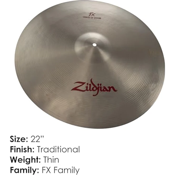 Zildjian 22" Oriental Crash of Doom, Traditional Ausführung, ultra-trashy und tief mit explosivem Anschlag – Bild 2