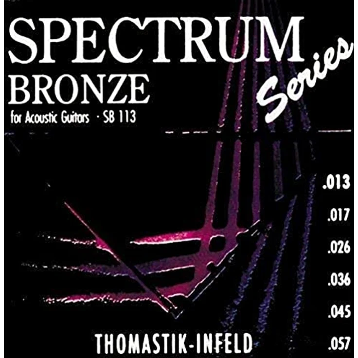 Thomastik Einzelsaite B/H .017, Stahl blank, vermessingt P17 für Akustikgitarre und Jazz-Gitarre, 0.42mm – Bild 1