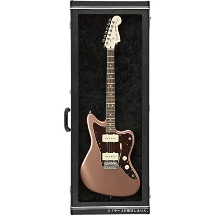 Fender Guitar Display Case BK, E-Gitarren-Display zur Wandmontage aus dreilagigem Sperrholz mit transparentem Plexiglas, schwarz, abschließbare Tür – Bild 3