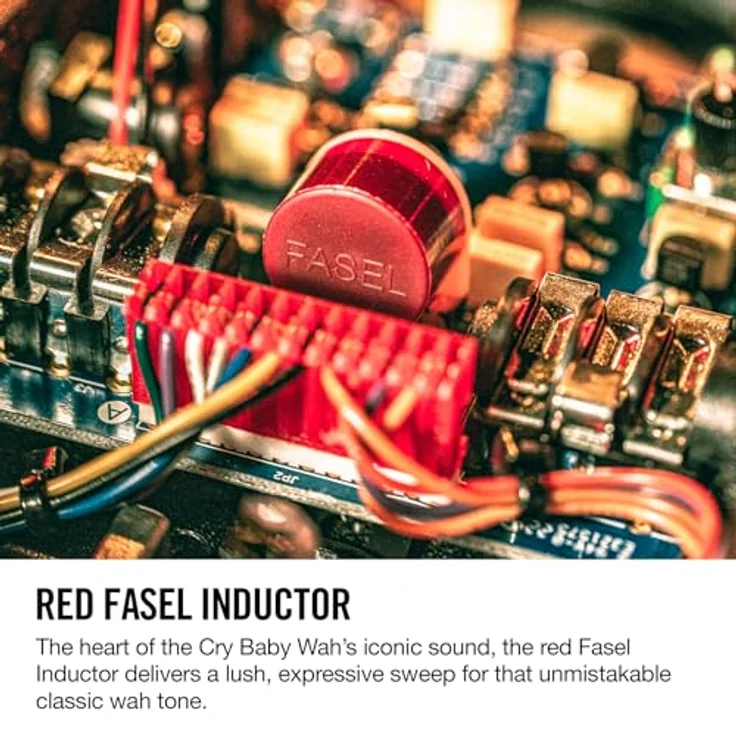 Dunlop DD95FW Cry Baby Daredevil, Wah Wah Pedal mit Fuzz-Schaltkreis, entwickelt in Zusammenarbeit mit Johnny Wator, betrieben mit 9V-Batterie oder Netzadapter – Bild 7