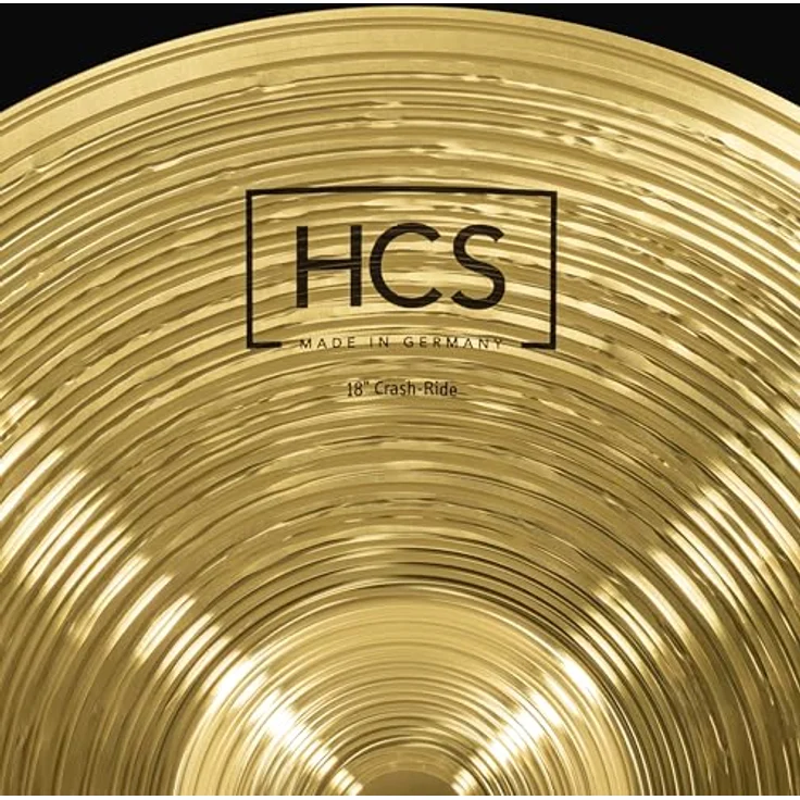 Meinl 18" HCS Crash / Ride, Schlagzeugbecken für Einsteiger, weiche Ansprache, mittlere Ausklingzeit – Bild 11