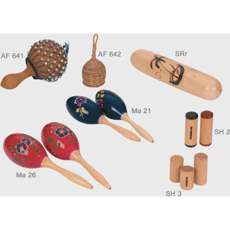Studio 49 SH 3 Shaker Set, 3-teiliges Shaker Set mit unterschiedlichen Klangfarben, hergestellt in Deutschland – Bild 1