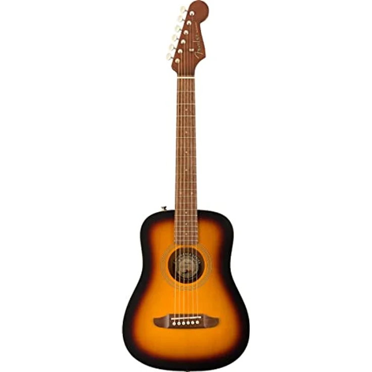 Fender Redondo Mini SB, Westerngitarre mit massiver Fichtendecke, Boden und Zargen aus Mahagoni, Sunburst finish, inkl. Gigbag – Bild 2