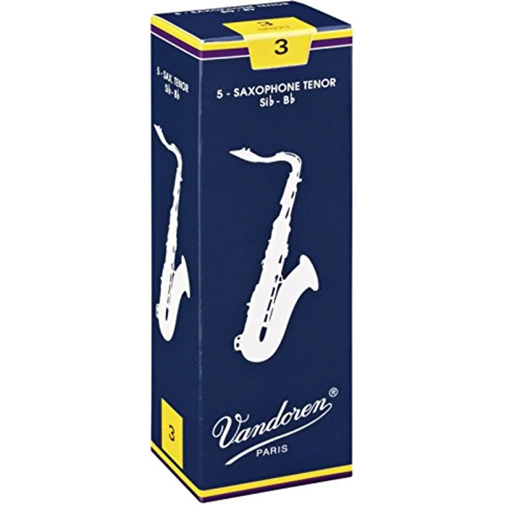 VANDOREN Classic Tenorsaxophon 2, 5er-Pack mit extrem reinem Klang und hervorragender Ansprache in allen Registern – Bild 1