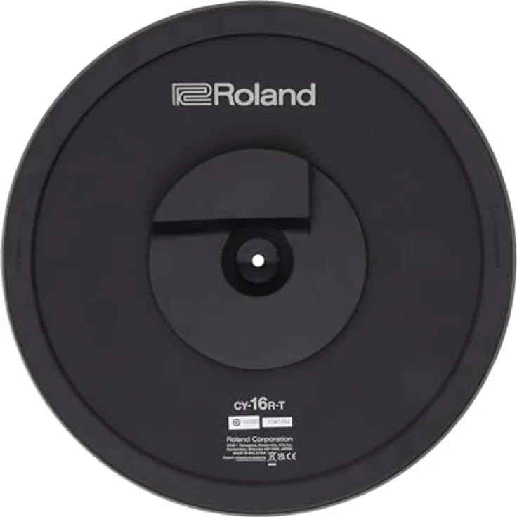 Roland CY-16R-T, 16" Drei-Zonen Crash/Ride Cymbal Pad mit Abstoppfunktion und leichtem Beckendesign – Bild 3
