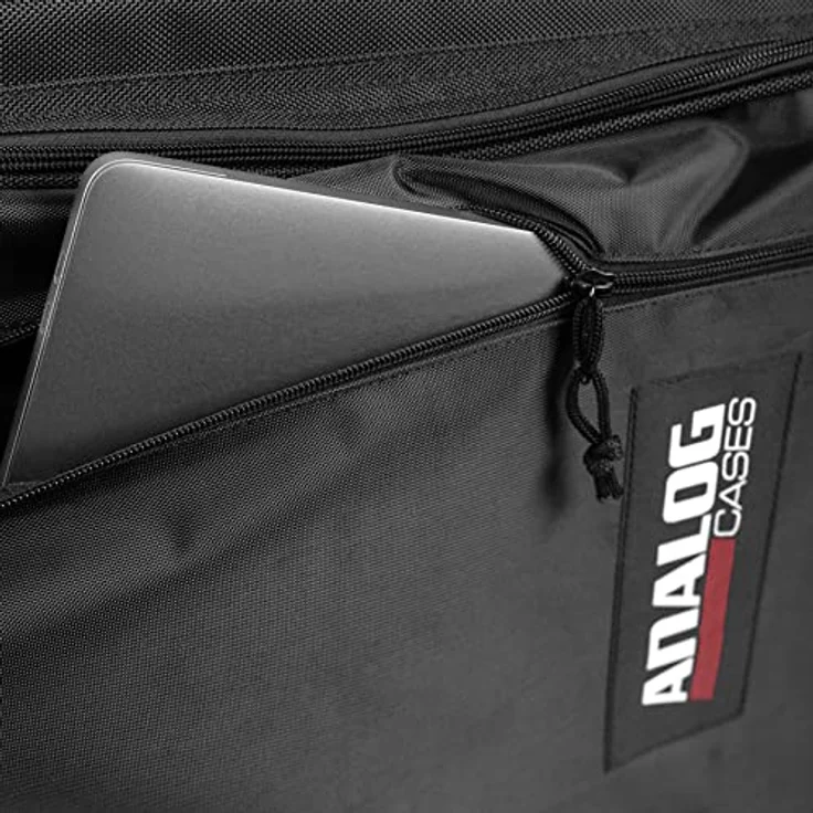 Analog Cases Sustain Case 49, Universelles Keyboardcase mit EVA-Schaumstoffpolsterung und Rucksackriemen für 49 Tasten Synthesizer – Bild 7