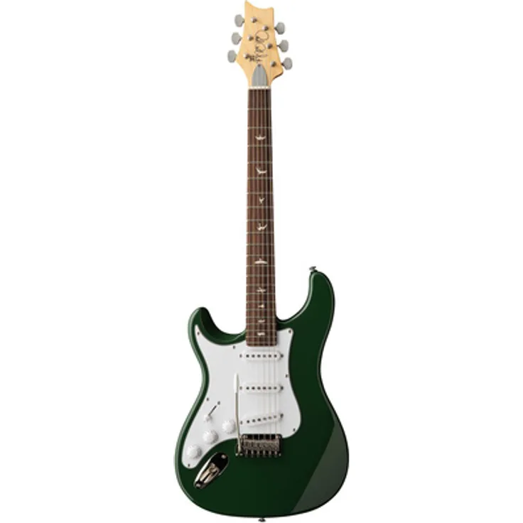 PRS SE Silver Sky Laurel Green LH, John Mayer Signature E-Gitarre, Linkshänder, Pappel Body, Ahorn Hals, 3x Singlecoil Pickups