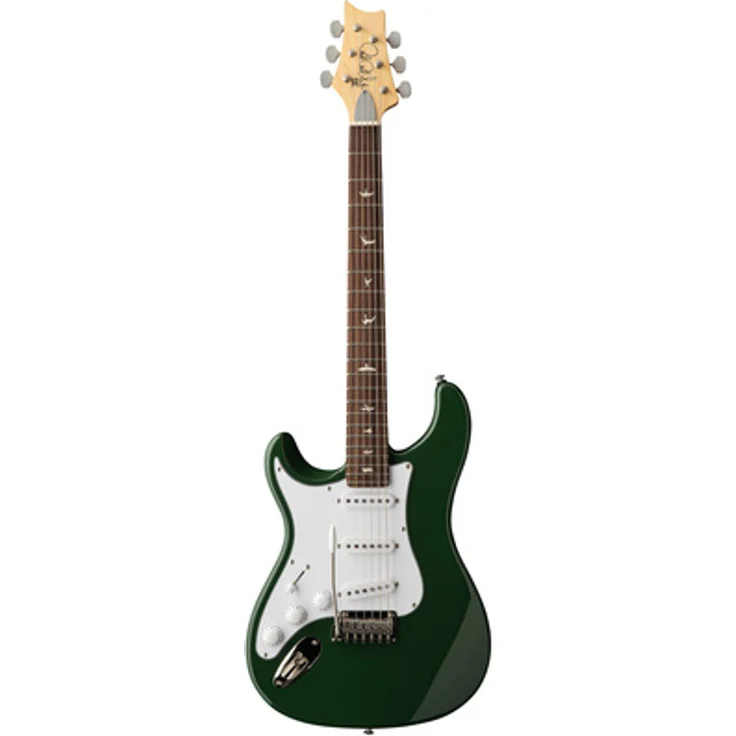 PRS SE Silver Sky Laurel Green LH, John Mayer Signature E-Gitarre, Linkshänder, Pappel Body, Ahorn Hals, 3x Singlecoil Pickups