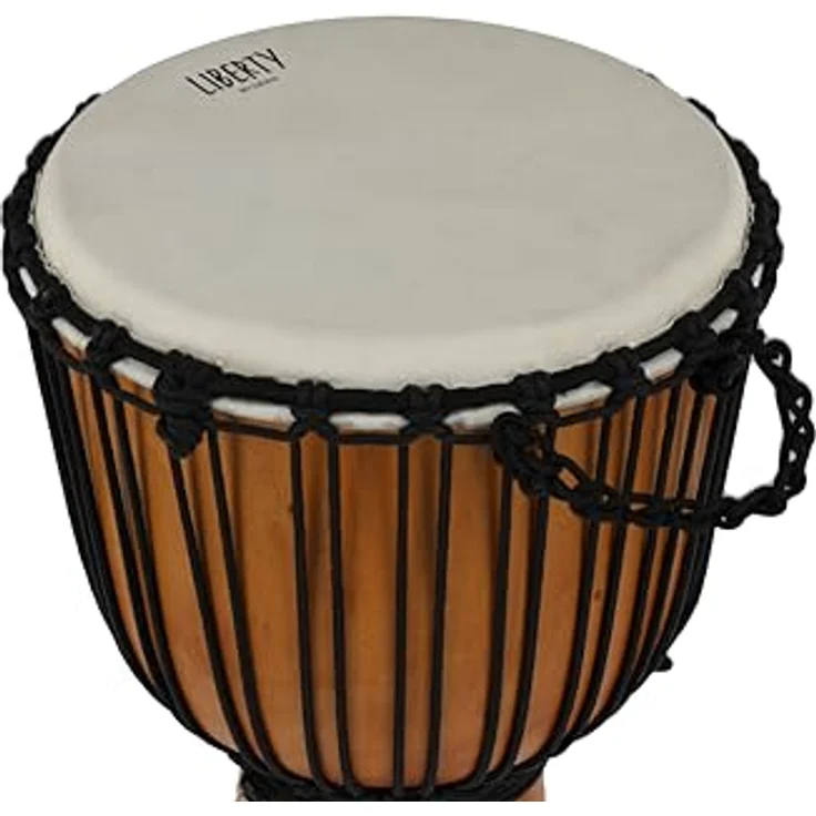 GEWA Liberty Djembé Urban Series, Korpus aus Mahagoni, Durchmesser 13" (33 cm), Höhe 25" (63,5 cm), 24 Rope Runners, authentischer Klang mit Ziegenfell – Bild 3