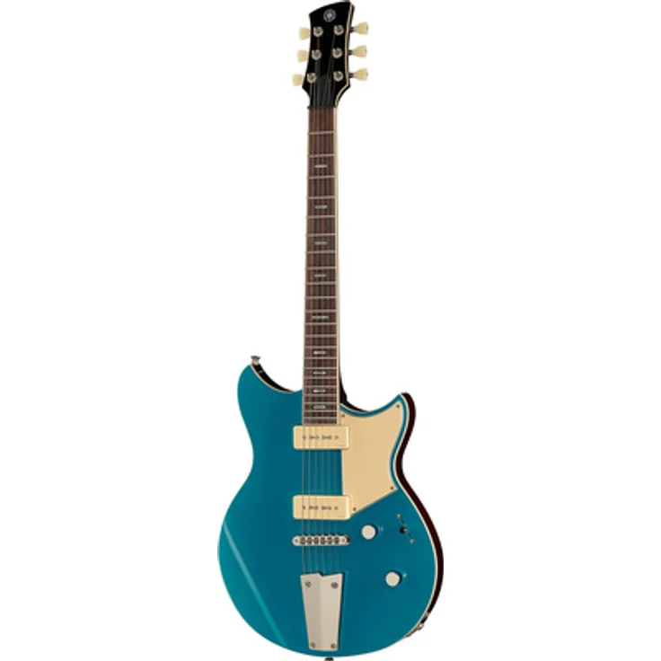 Yamaha Revstar RSS02T, E-Gitarre mit Mahagoni-Korpus, P90 Alnico 5 Tonabnehmer, Swift Blue