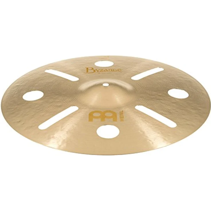 Meinl 18" Byzance Vintage Trash Crash, sandgestrahltes Schlagzeugbecken mit einzigartigem Klangbild und großen Aussparungen – Bild 6