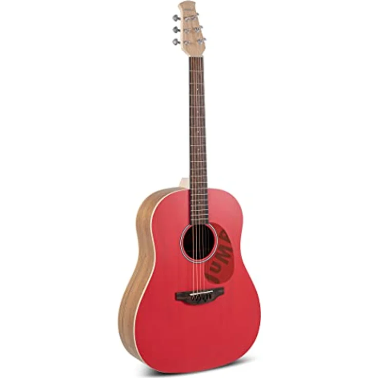Applause Jump Slope Shoulder Lipstick, Dreadnought Western Gitarre mit massiver Fichte-Decke, Ovangkol-Boden und -Zargen, Ahorn-Hals, Farbe: Lipstick – Bild 1