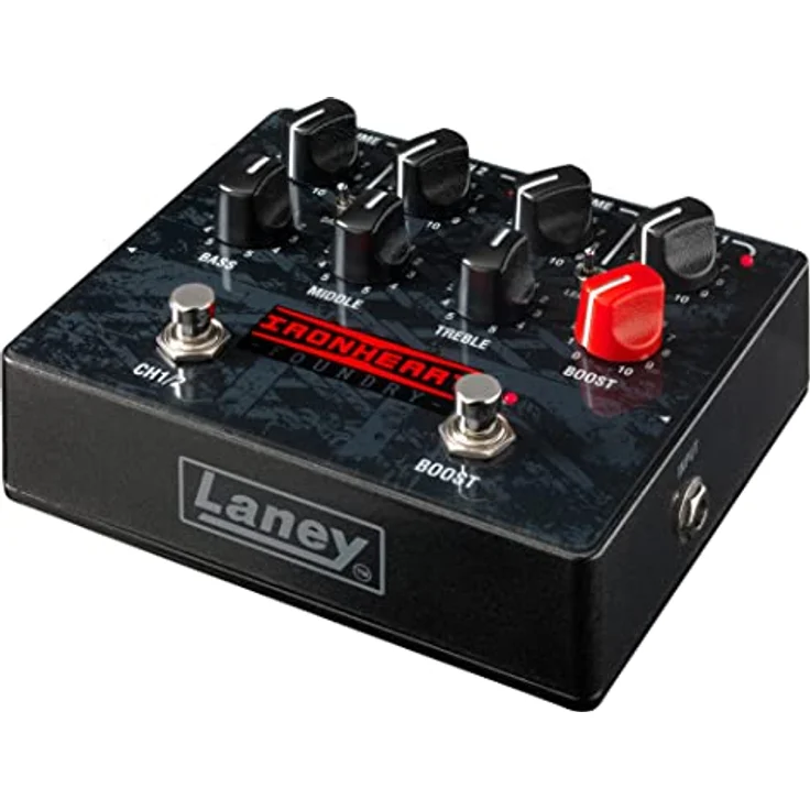 Laney Ironheart Foundry Loudpedal, E-Gitarrenverstärker im Pedalformat, Overdrive-Pedal mit hochwertiger Verarbeitung – Bild 3