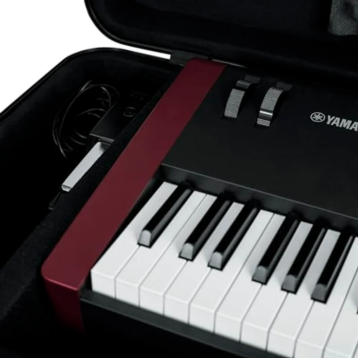 Gator TSA 88, Keyboardkoffer aus Polyäthylen mit TSA-Verriegelungen, schwarz, passend für Yamaha Tyros-5 76 Tasten – Bild 8