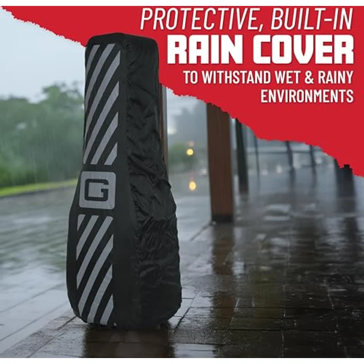 Gator G-PG E/A Double Bag, Doppel Gigbag für E-Gitarre und Akustikgitarre, schwarz, ultra dick gepolstert, Regenüberzug, Rucksackgurte – Bild 5