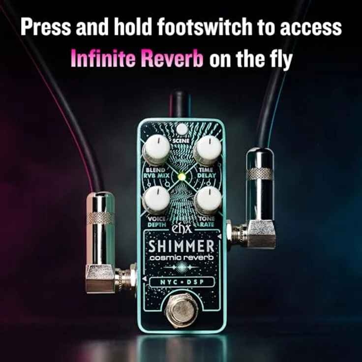 Electro Harmonix Pico Shimmer Reverb, kompaktes Effektpedal mit 3 Szenen und Infinite Reverb-Modus – Bild 9