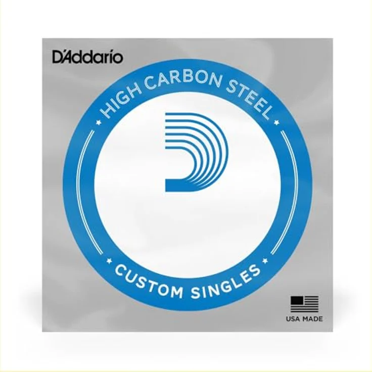 D'Addario Plain Steel Elektro/Akustikgitarren Saiten, 5er-Pack mit hervorragendem Klang und hoher Qualität, Made in USA – Bild 2