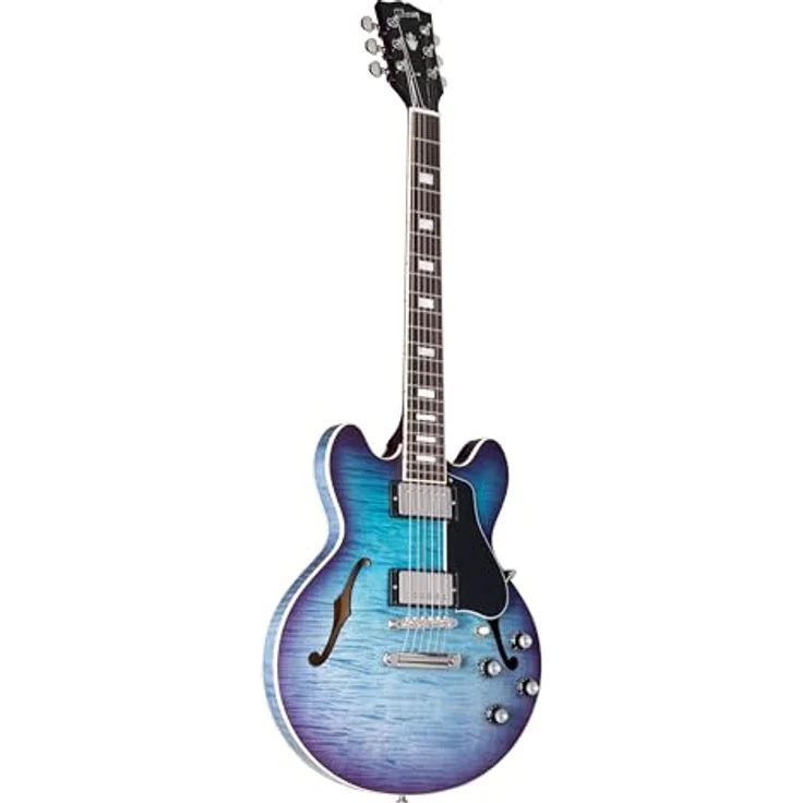 Gibson ES-339 Figured Blueberry Burst, Semi Hollow E-Gitarre mit geflammtem Ahorn Korpus, Mahagoni Hals und 57 Classic Humbucker – Bild 1